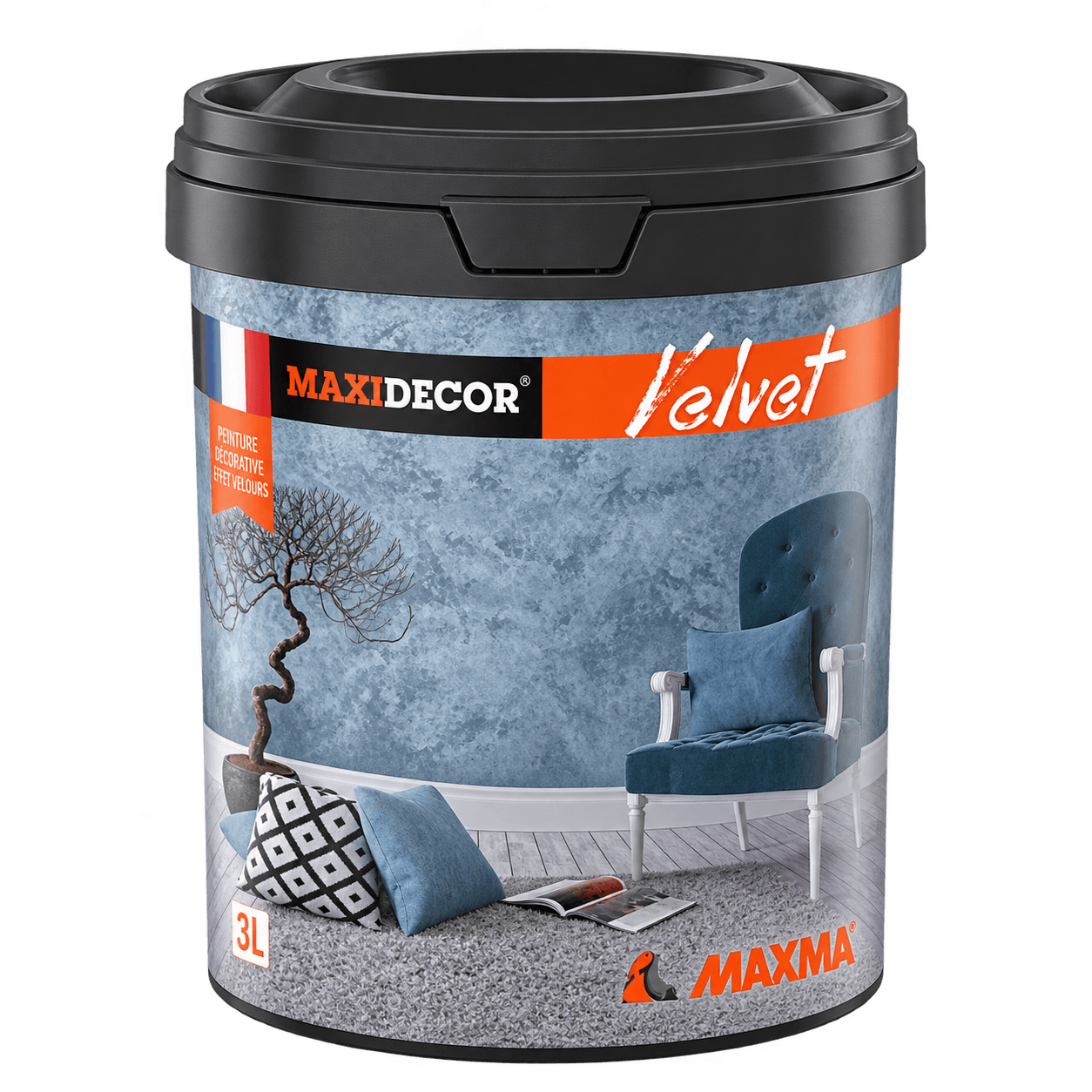 MAXIDECOR Velvet Silver